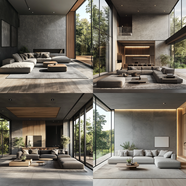 现代风格的客厅设计